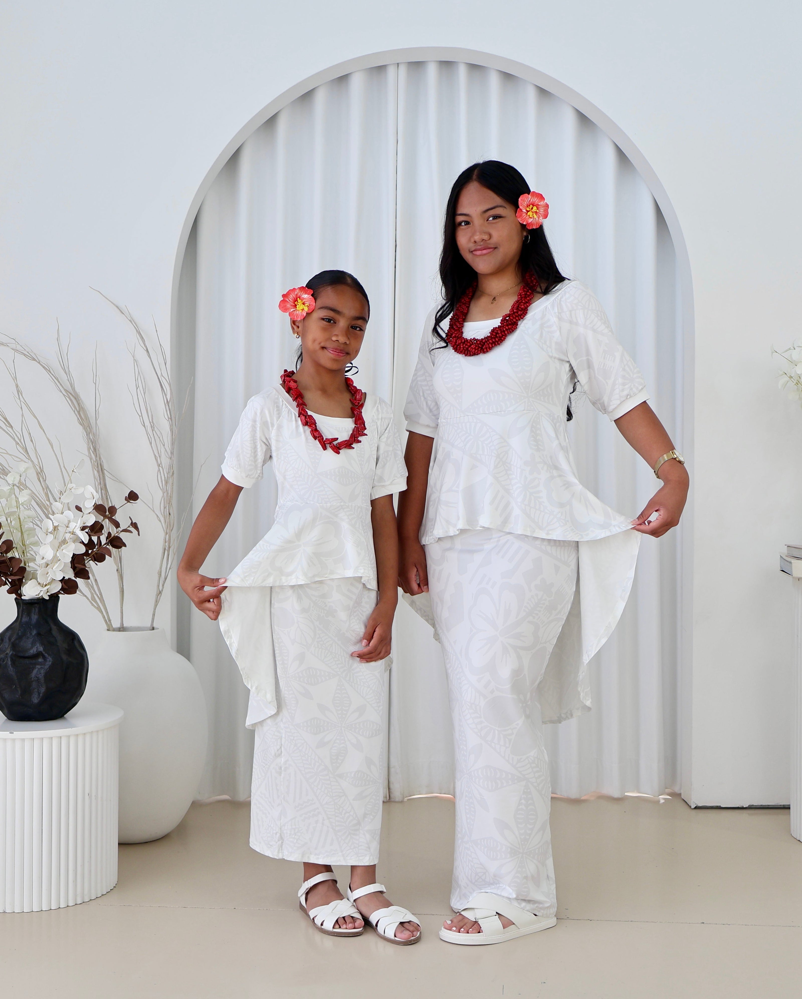 Samoana 2-piece Puletasi’s - Girls