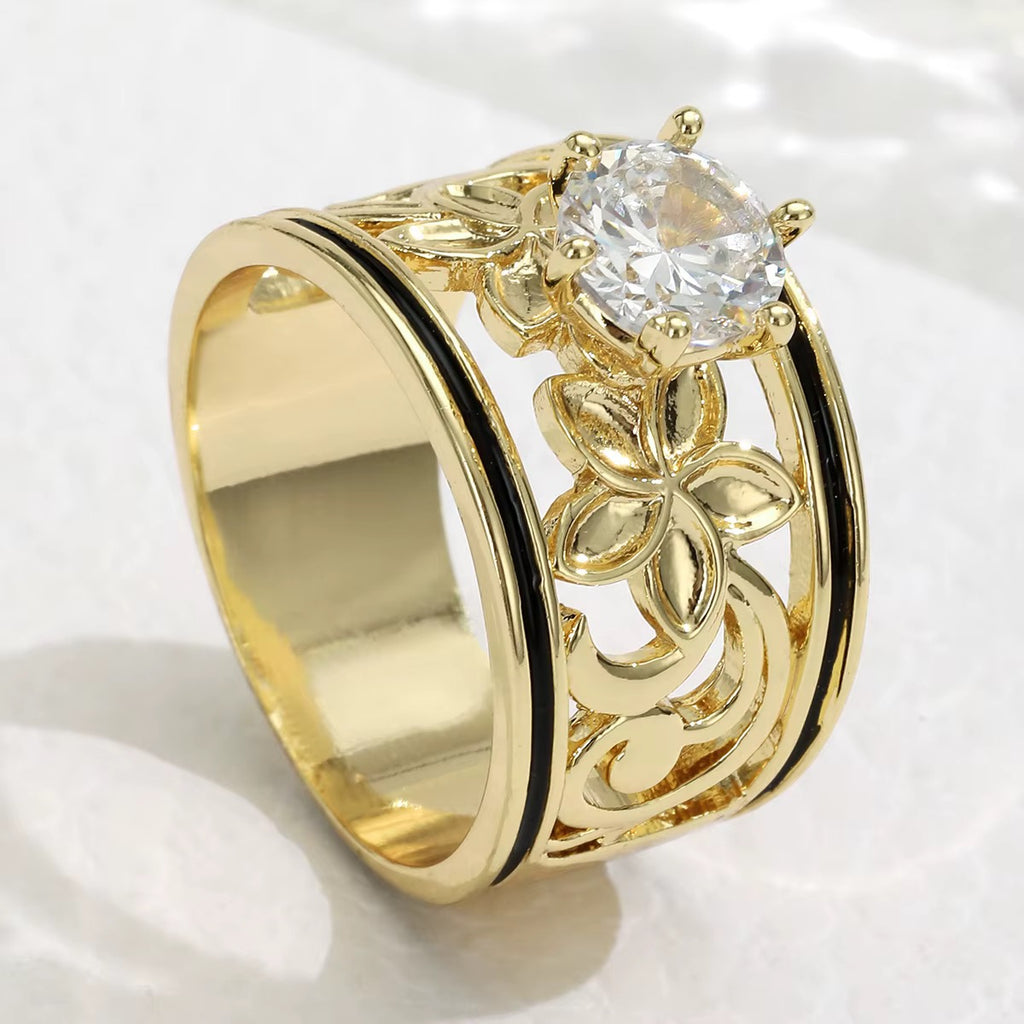 Pacific Bloom Diamond Ring