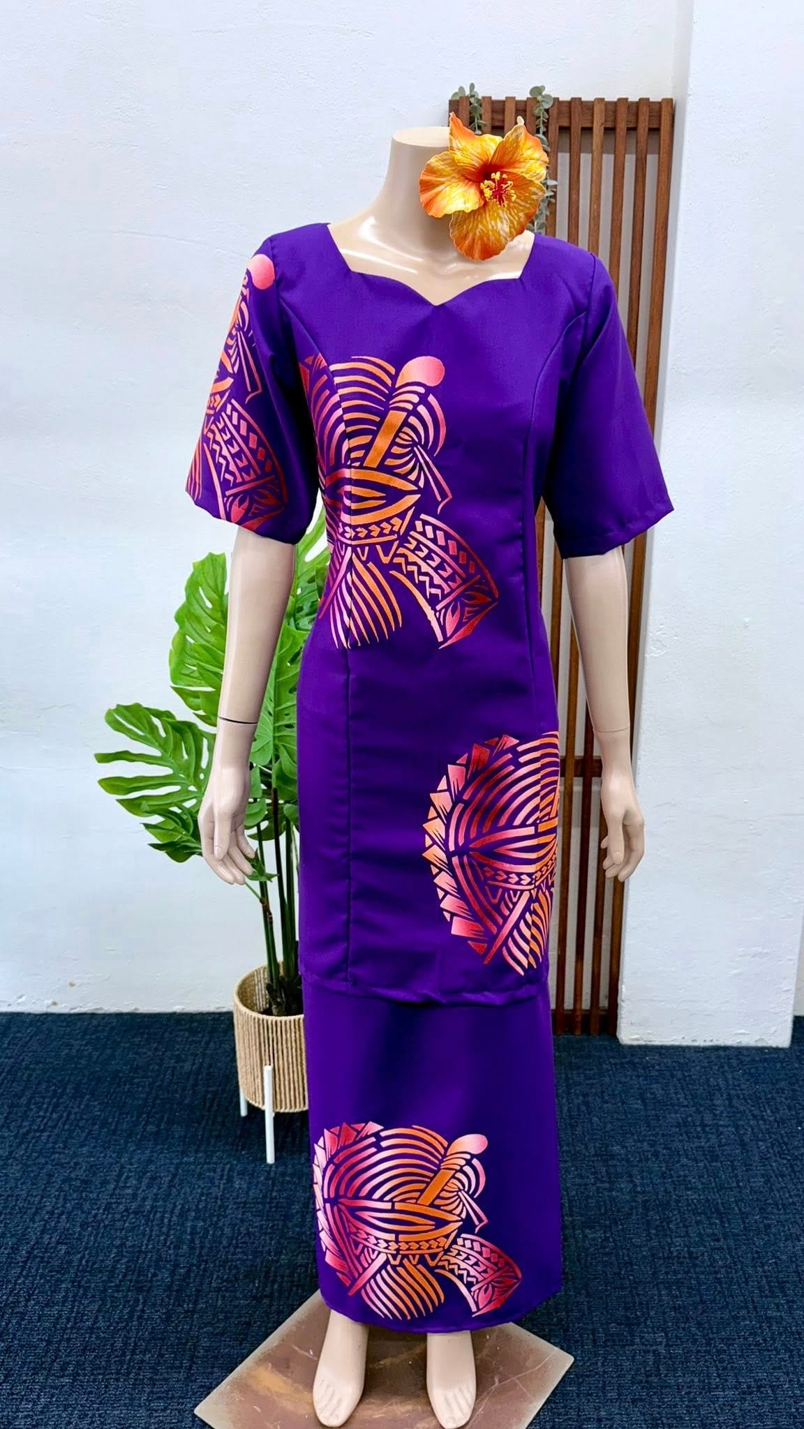 Puletasi's - Handprinted (Size 14) image 0