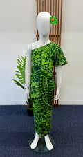 Girls 2-piece Puletasi’s (One-Shoulder) image 0