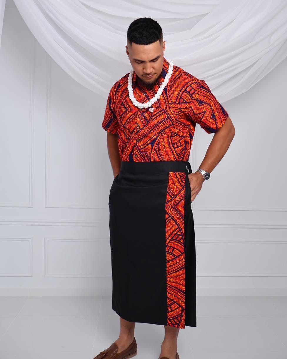 Orange/Black Men’s Aloa image 1