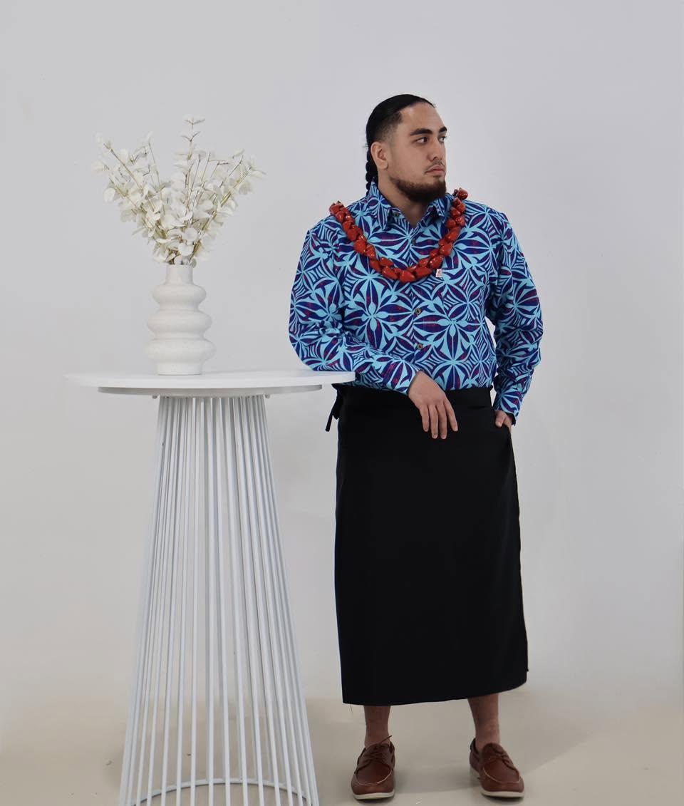 Men's Longsleeve Aloa - Blue image 3