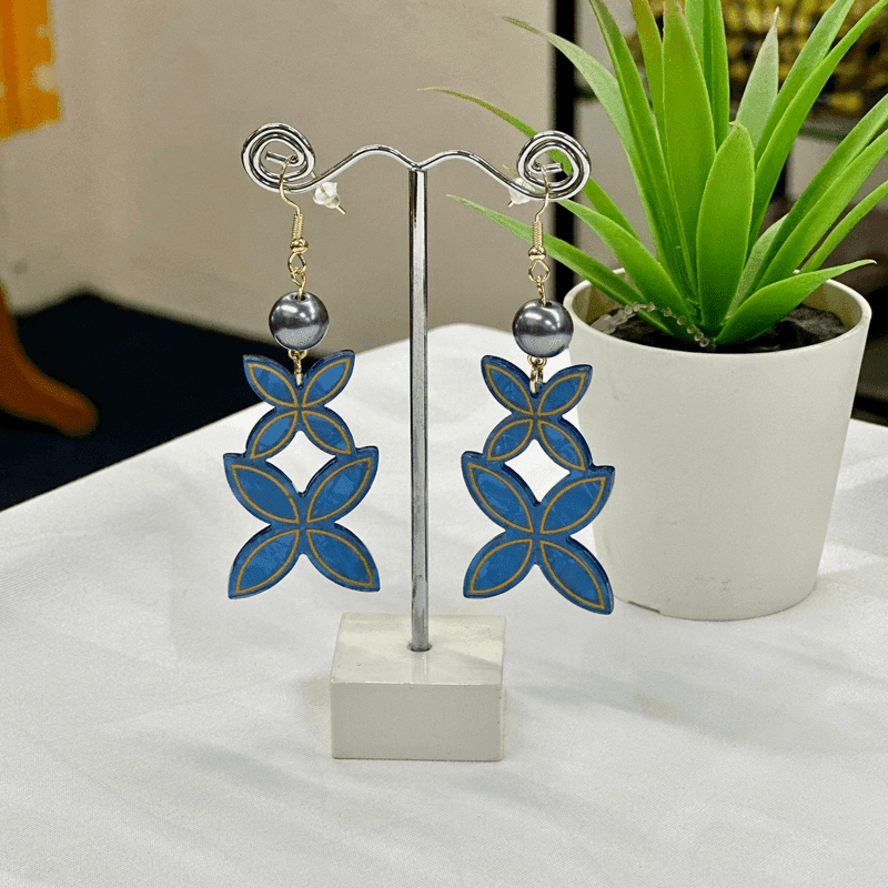Flower Double Earrings image 0