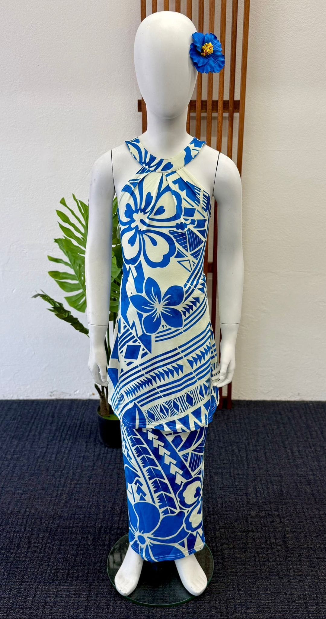 Halter-Neck Girls 2-piece Puletasi’s image 0