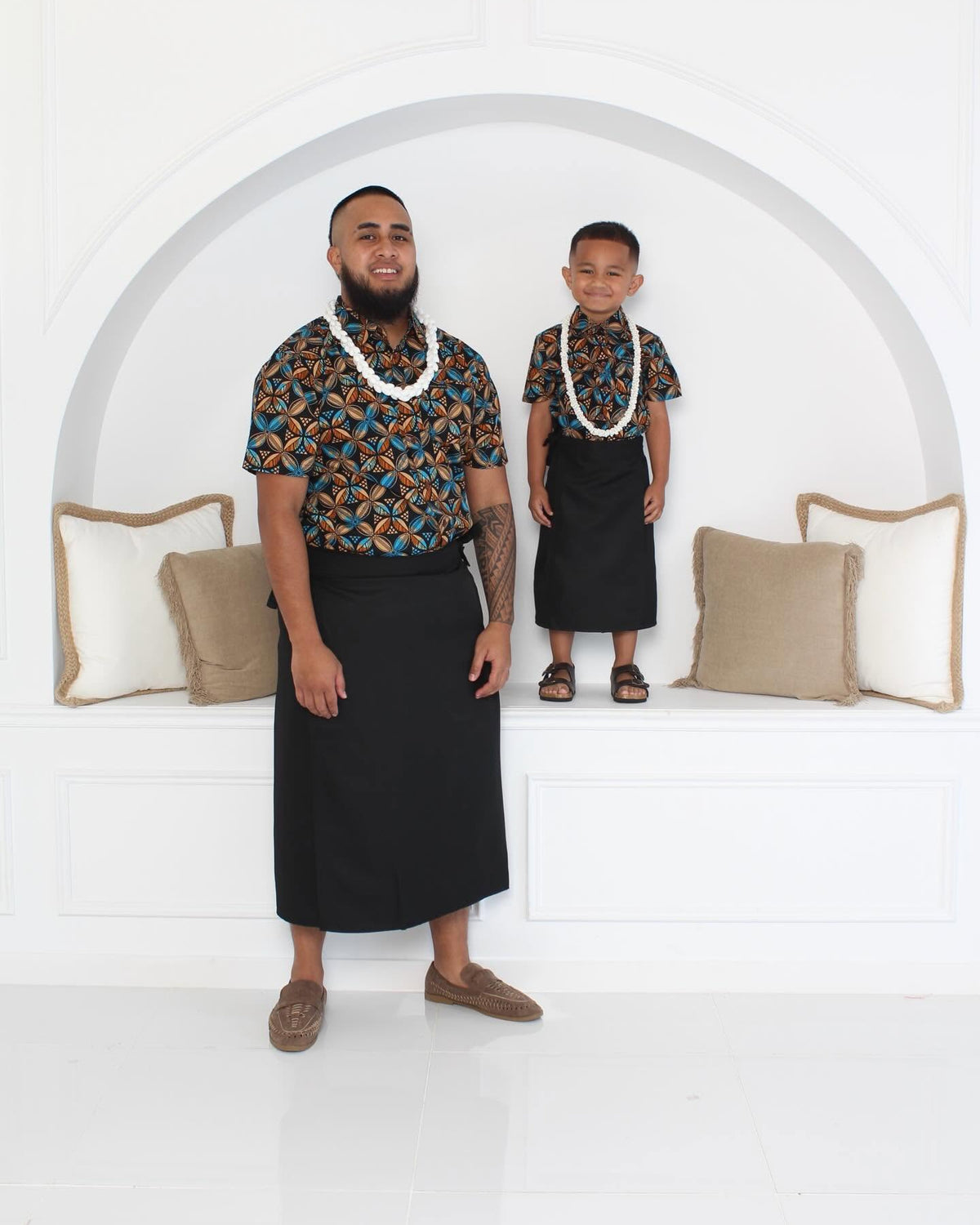Boy's Brown/Blue Aloa