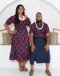 Blue/Red Ladies Dress