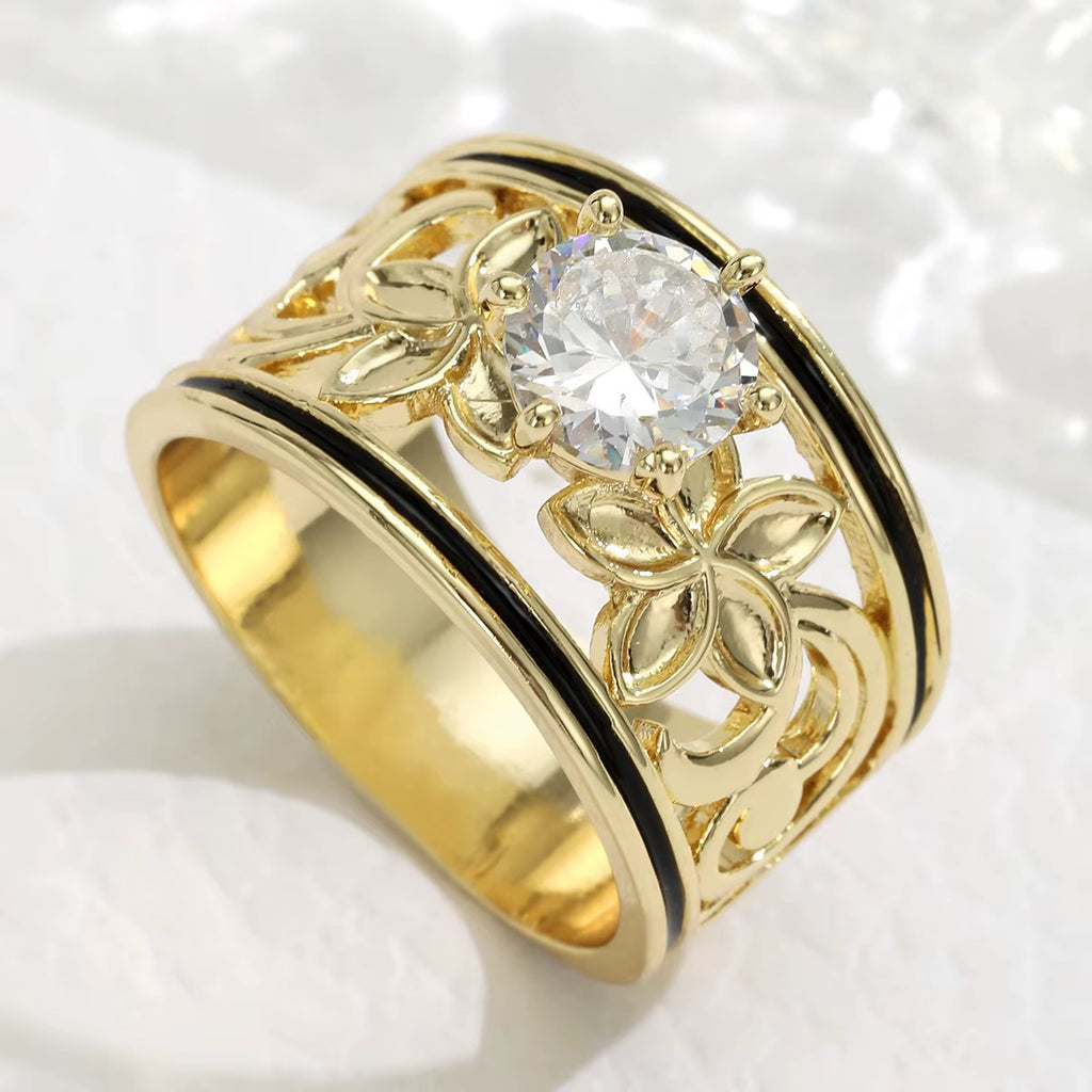 Pacific Bloom Diamond Ring