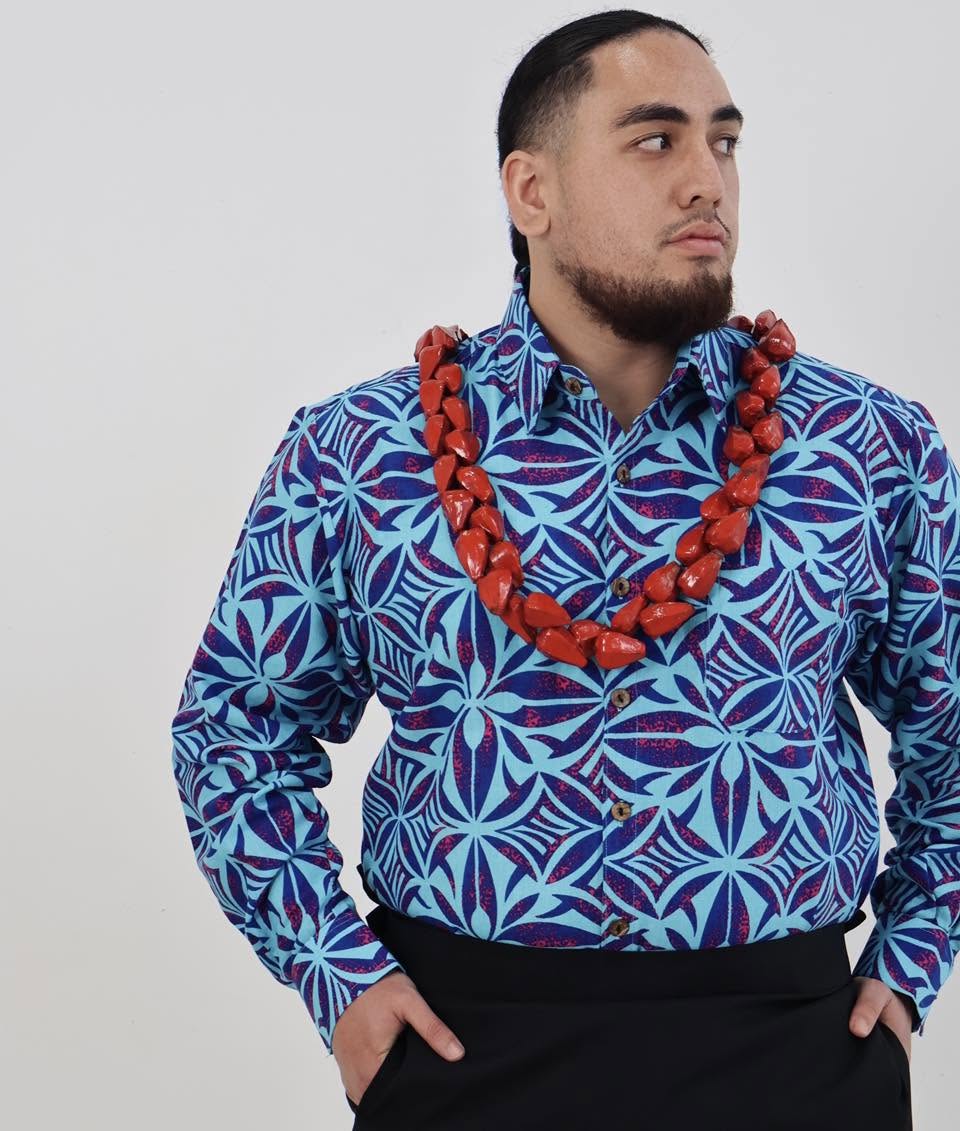 Men's Longsleeve Aloa - Blue image 0
