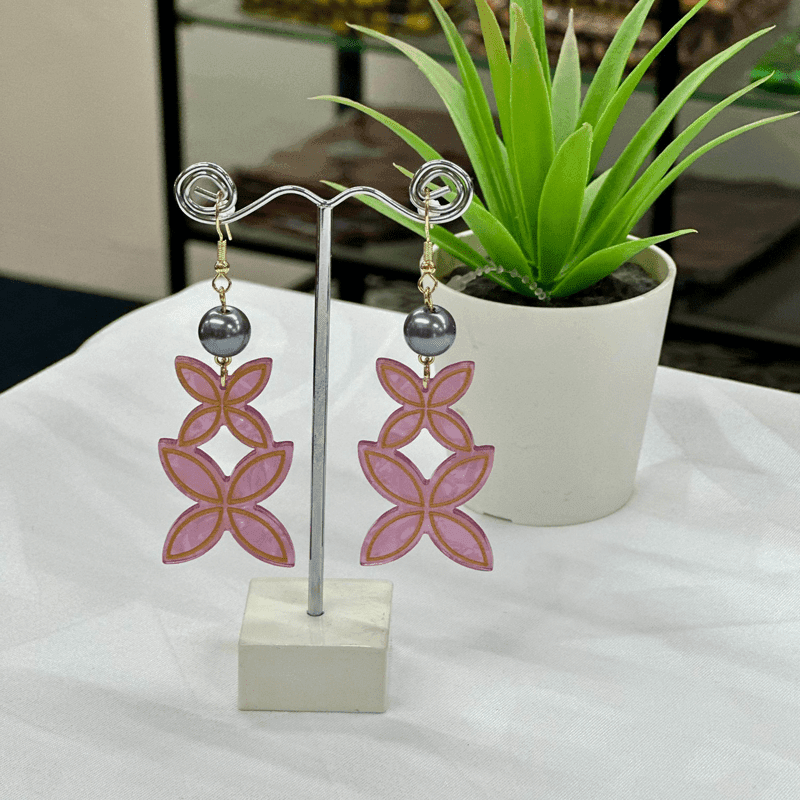 Flower Double Earrings image 0