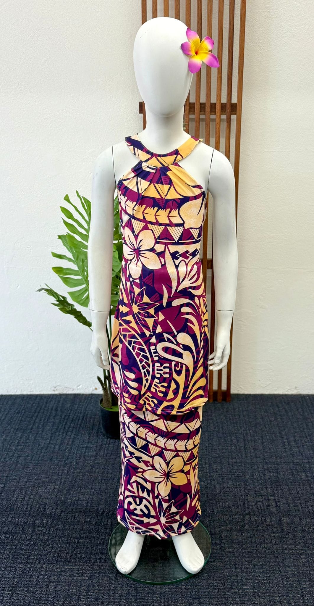 Halter-Neck Girls 2-piece Puletasi’s image 0