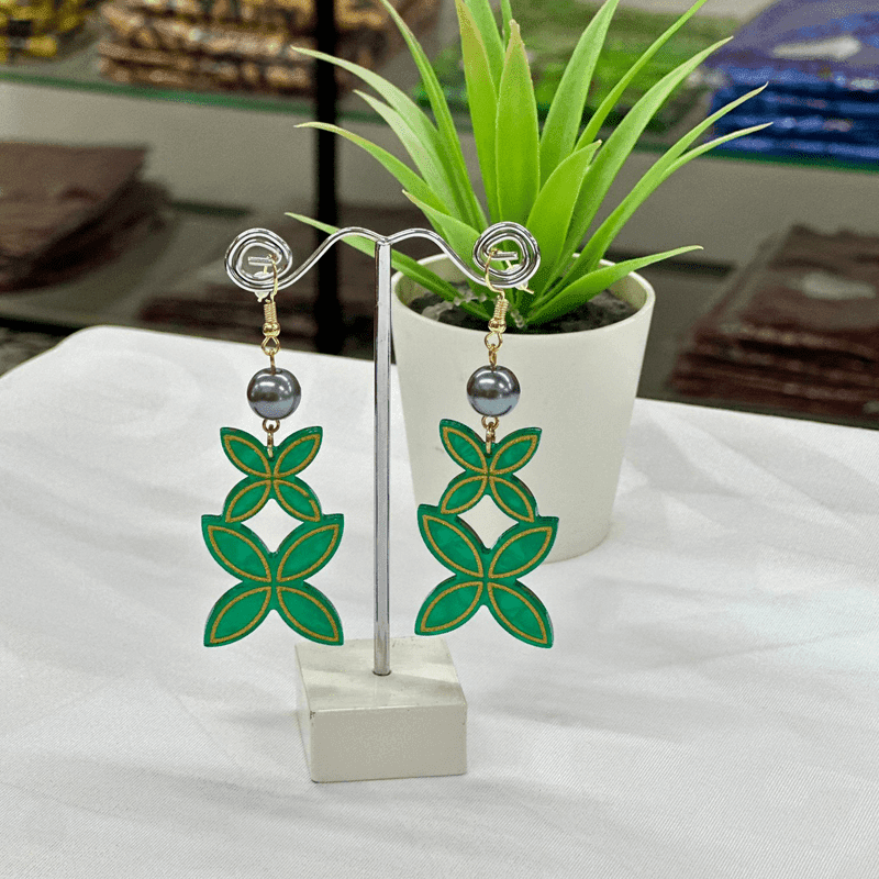 Flower Double Earrings image 0