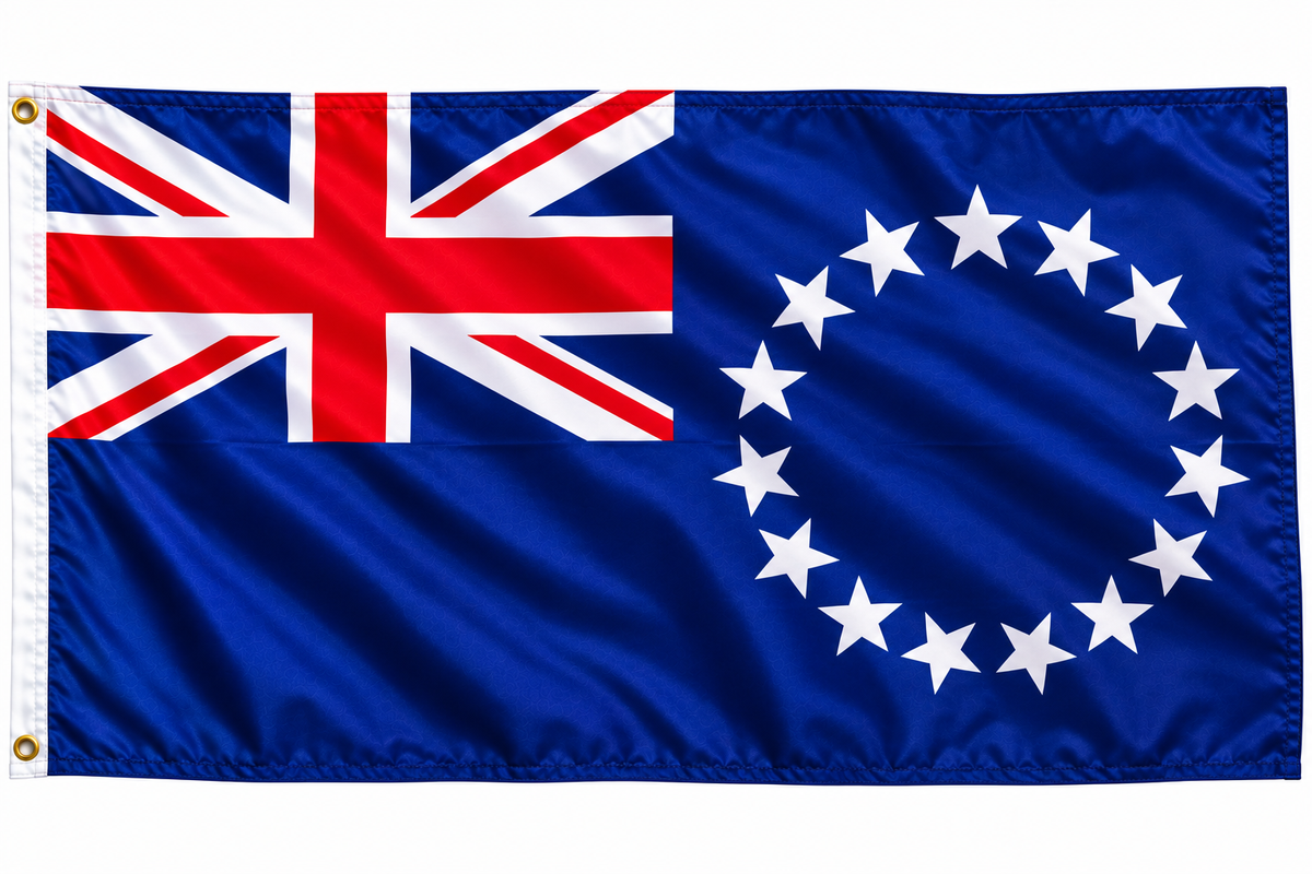 Cook Islands Flag – 90 × 150cm 🇨🇰