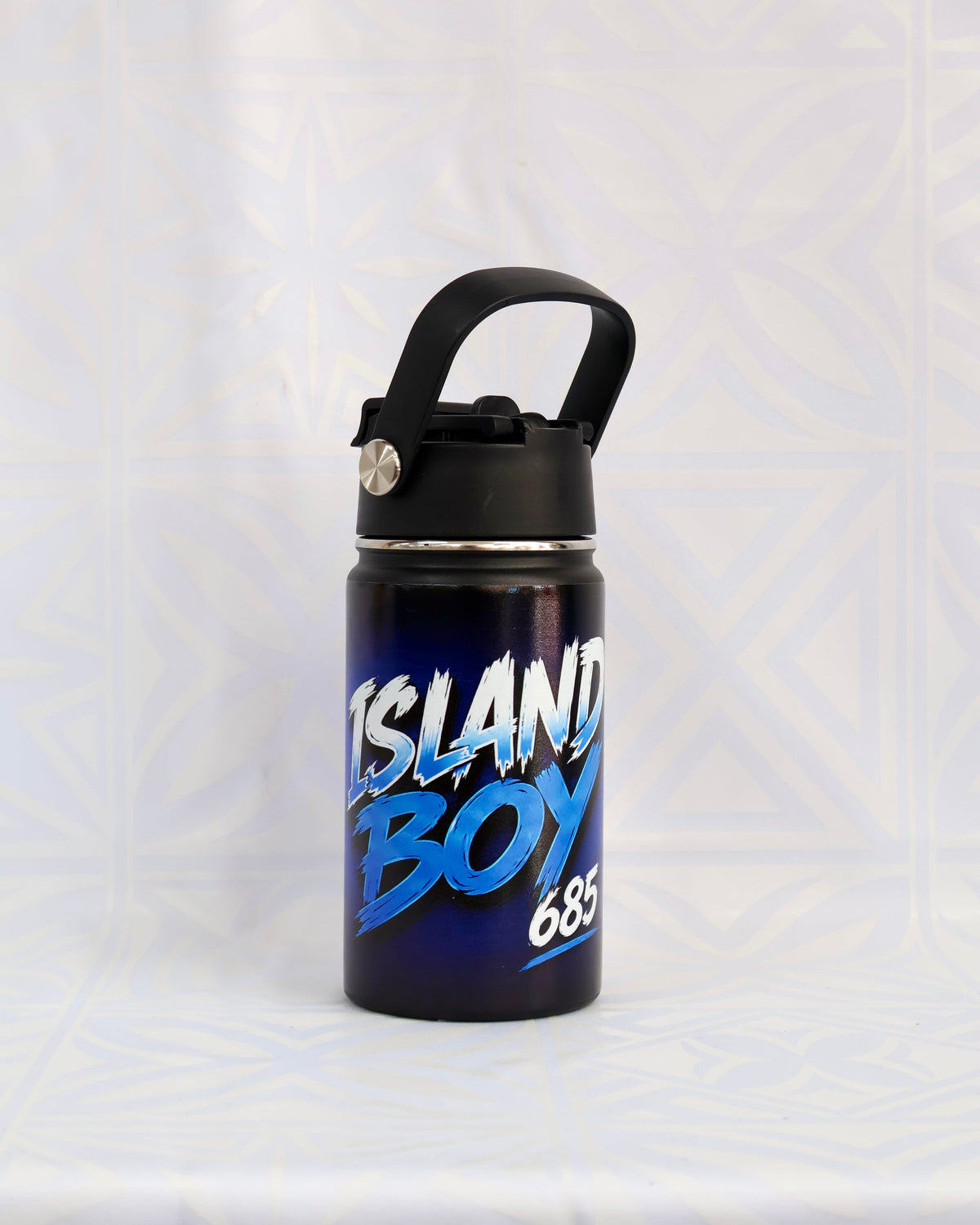 685 Kids Water Bottle – Fun Pacific Island Pattern #5