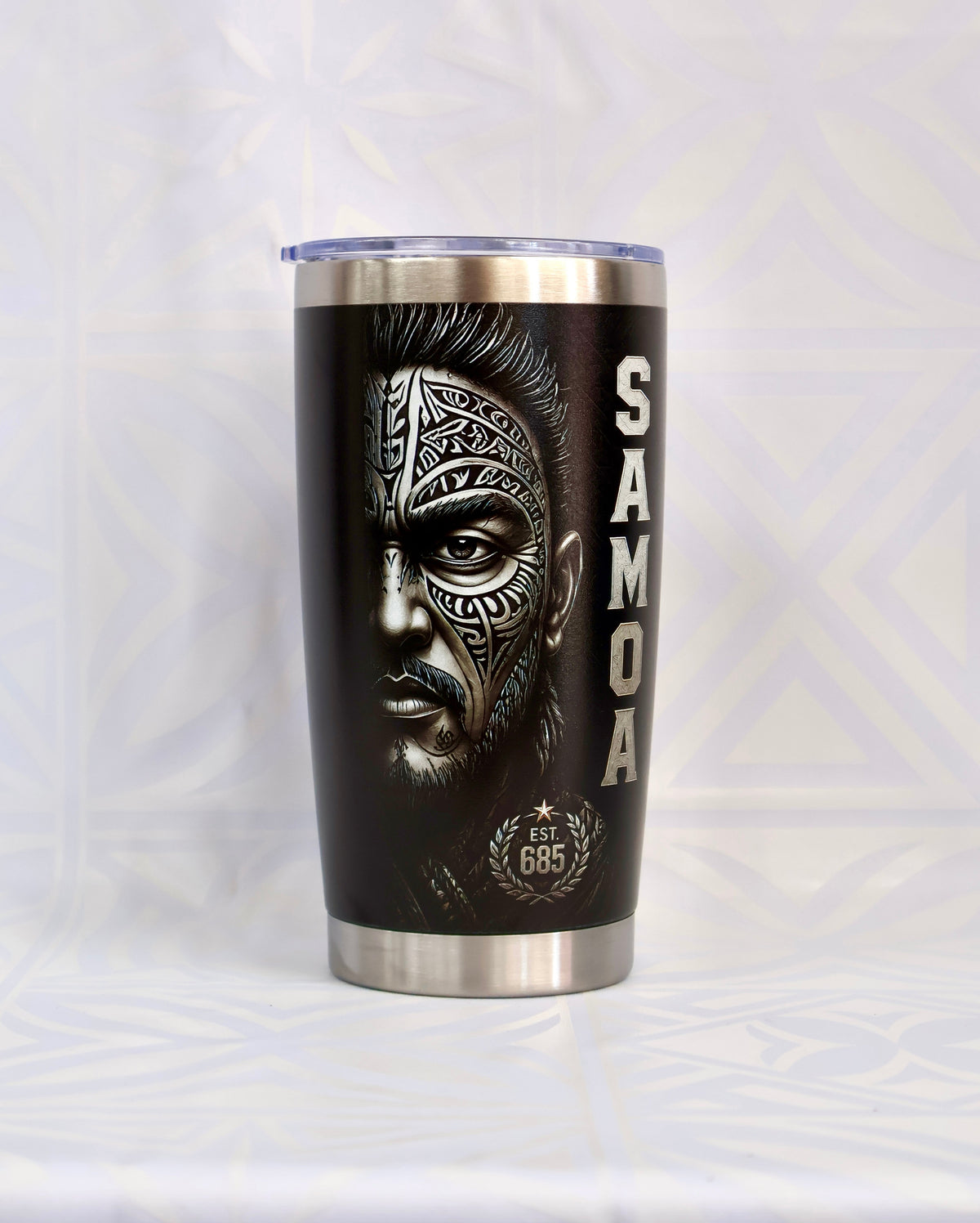 685 20oz Coffee Tumbler – Pacific Island Pattern #3