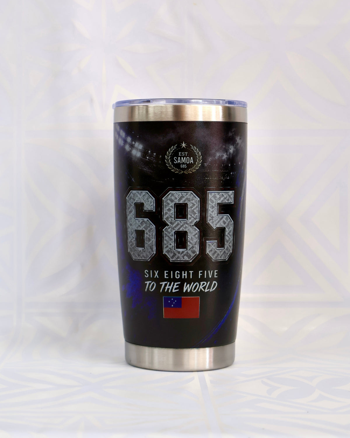 685 20oz Coffee Tumbler – Pacific Island Pattern #4