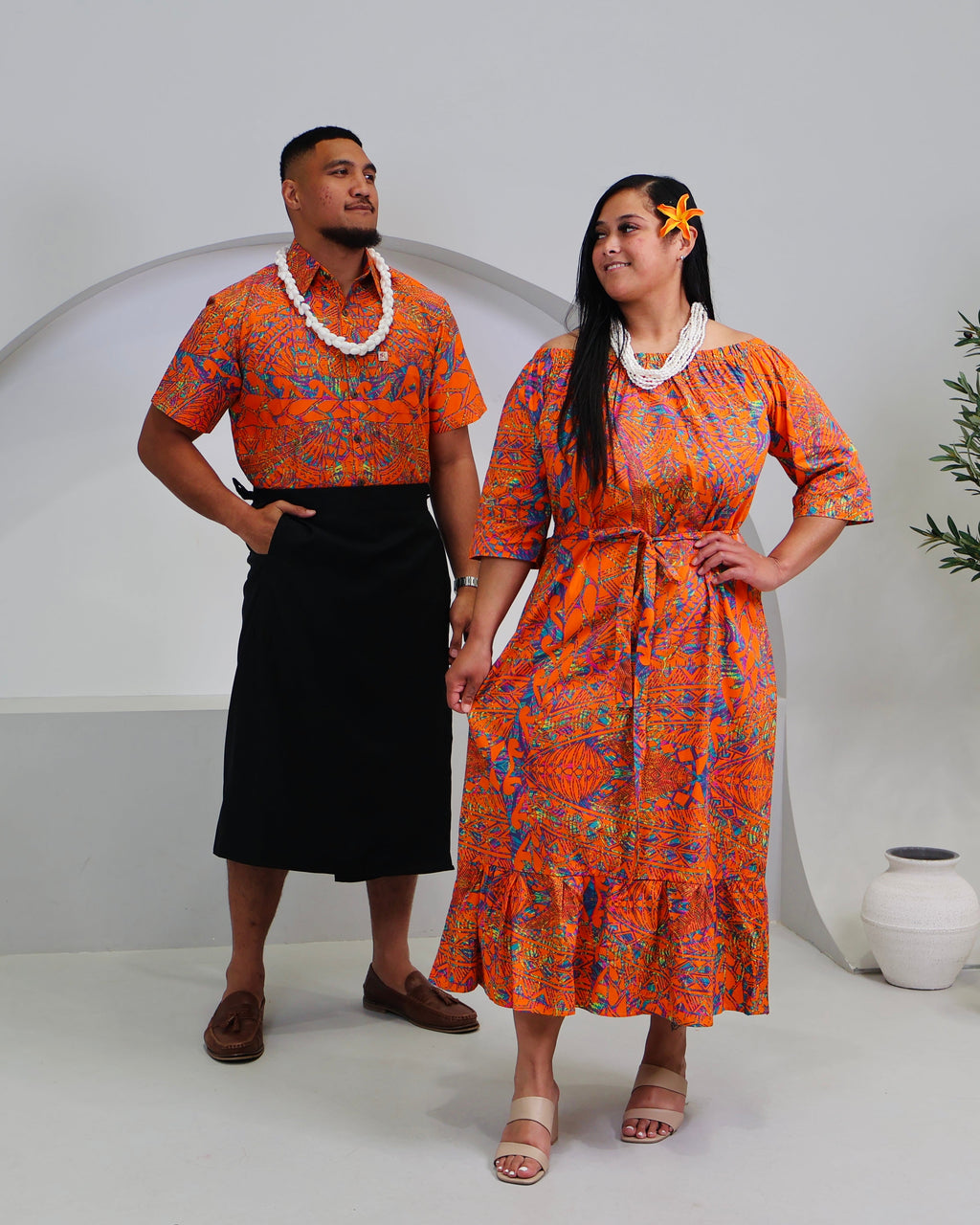 The Faith Couple Set - Orange