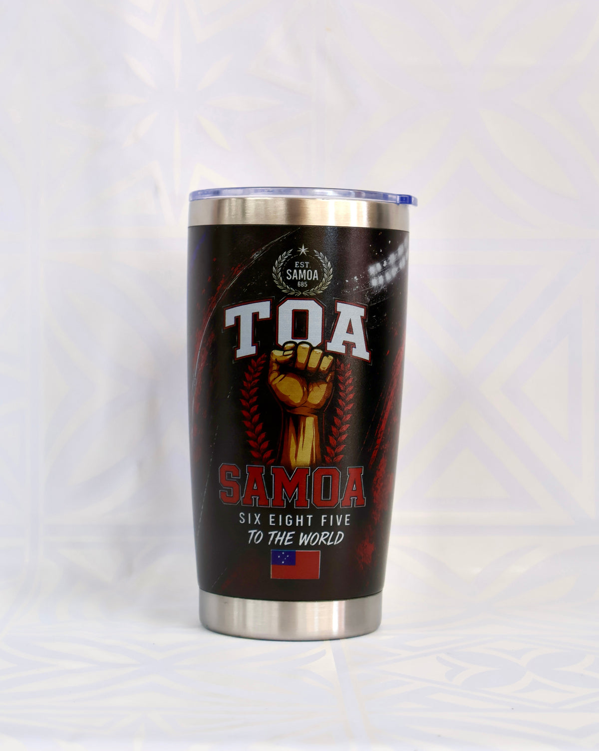 685 20oz Coffee Tumbler – Pacific Island Pattern #4