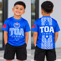 TOA SAMOA BLUE – KIDS SHIRTS 🇼🇸