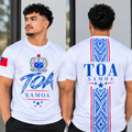 TOA SAMOA WHITE – ADULTS SHIRT 🇼🇸