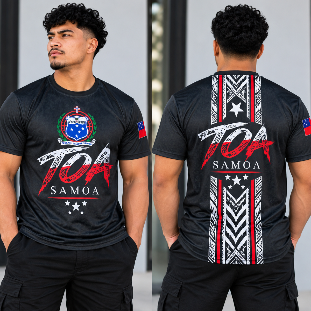 TOA SAMOA BLACK – ADULTS SHIRT 🇼🇸🖤