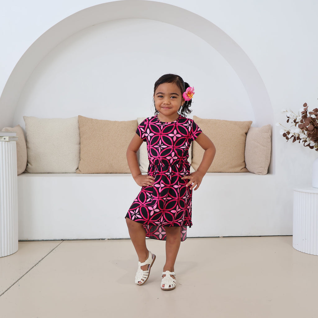 Girls Hot Pink Dress