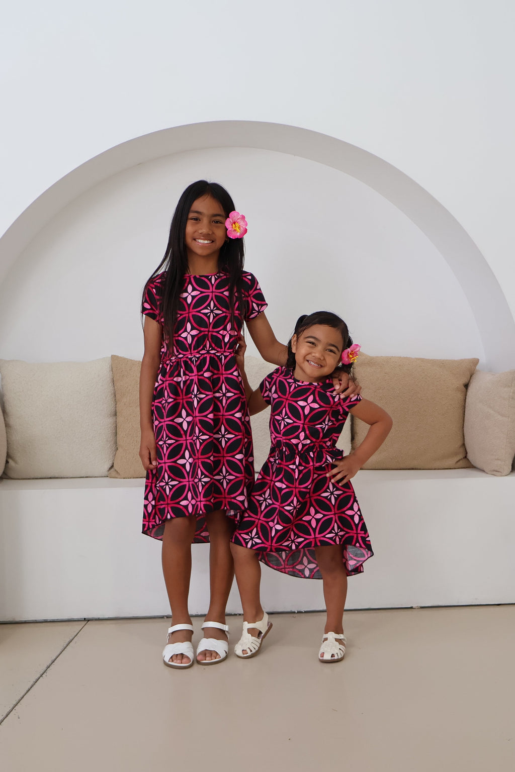 Girls Hot Pink Dress