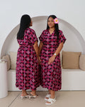 Ladies Hot Pink Dress