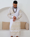 Men's Gold/White Longsleeve Aloa
