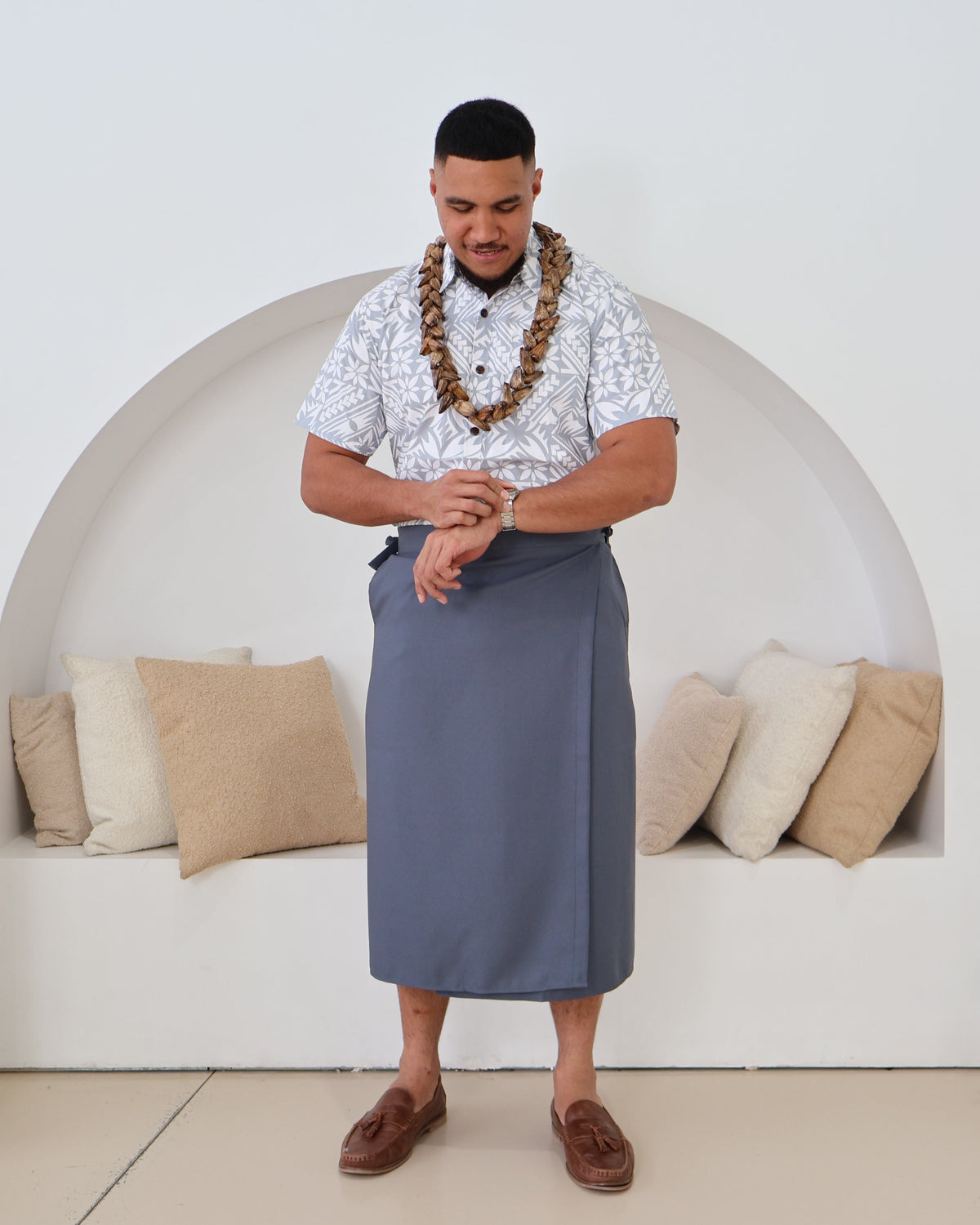 Men's Grey/White Aloa