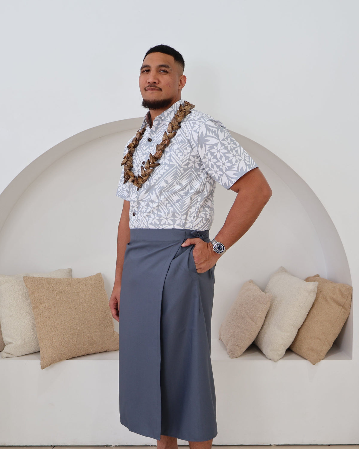 Men's Grey/White Aloa