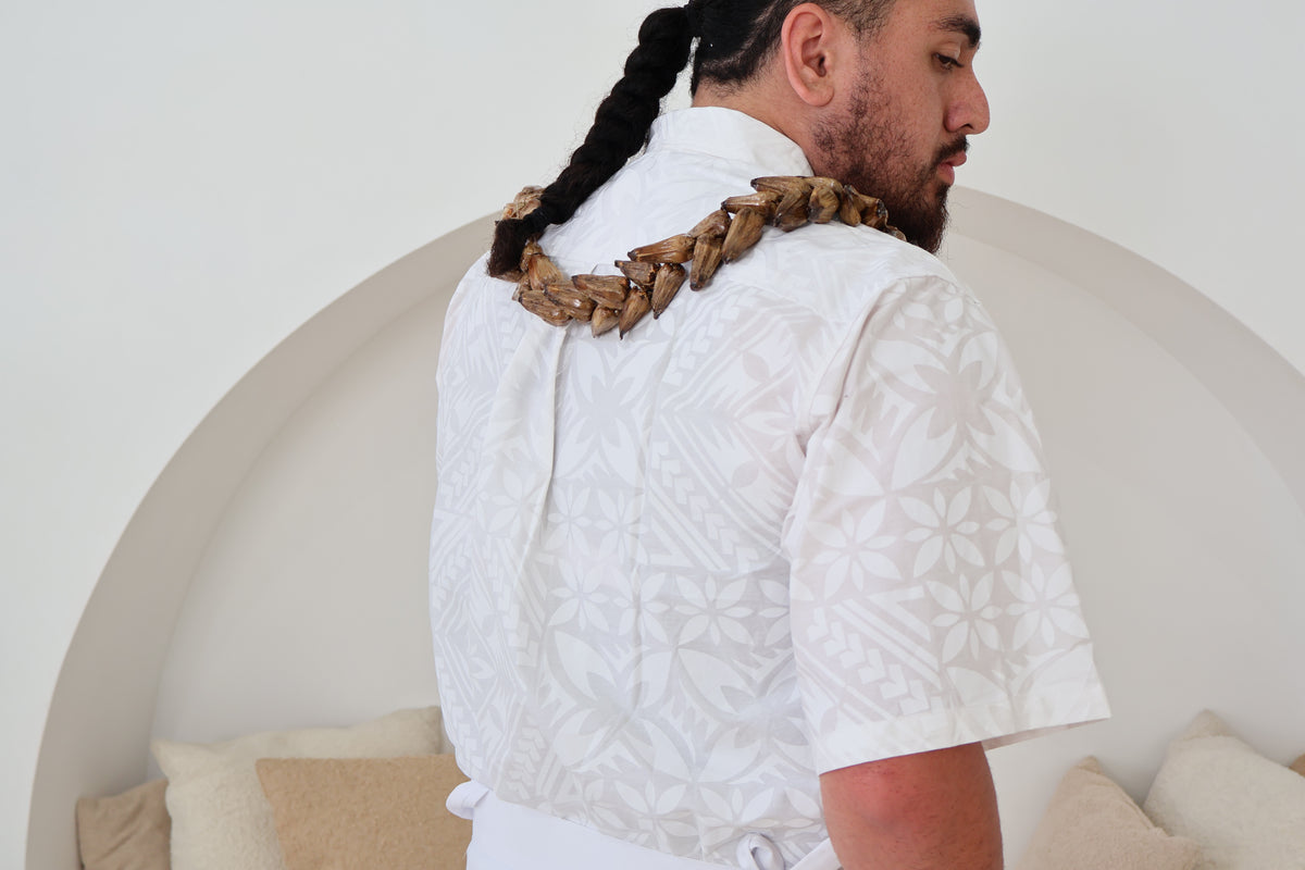 Men's White on White Aloa