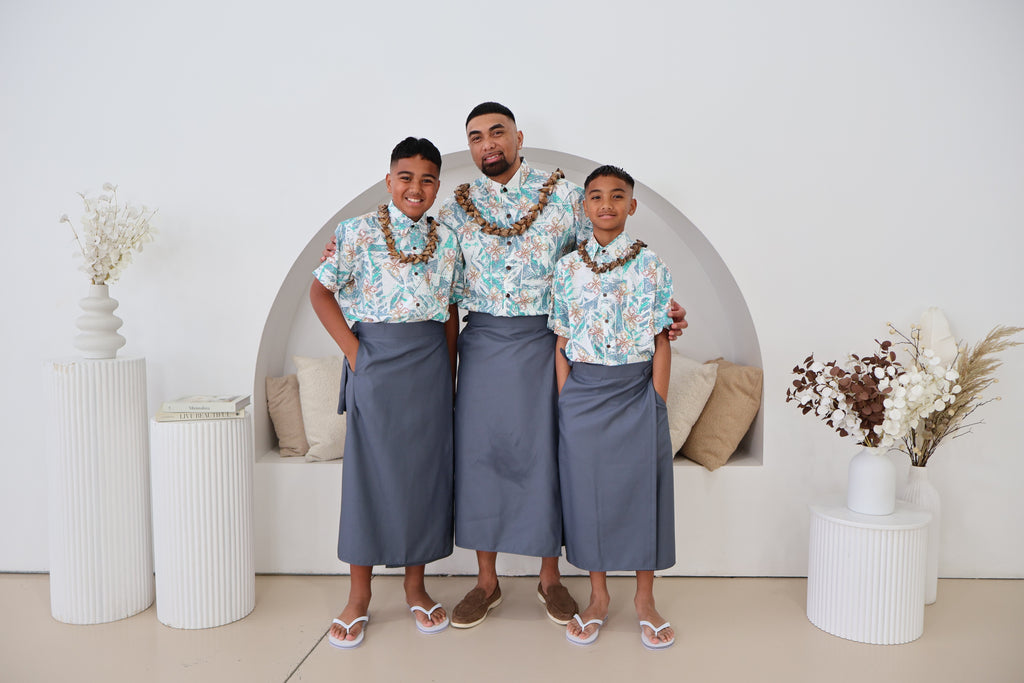 Boy's Grey/White Aloa