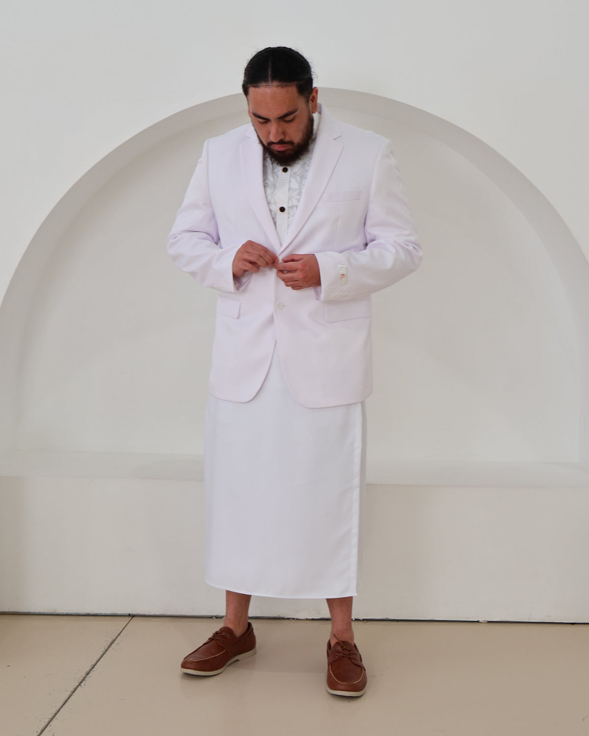 Men's White Blazer