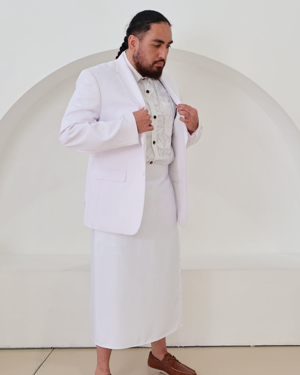 Men's White Blazer