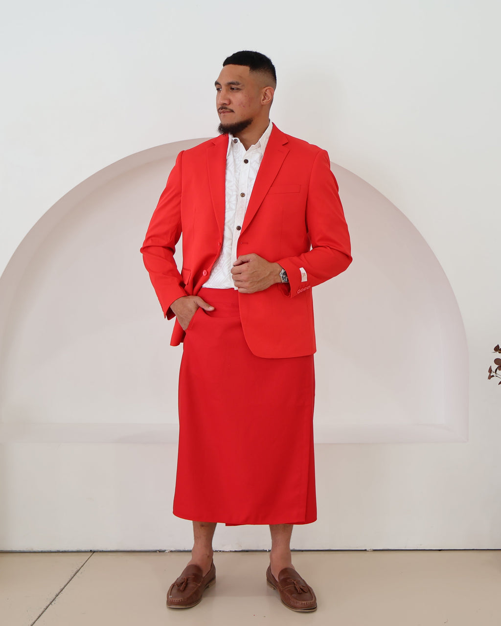 Men's Red Blazer