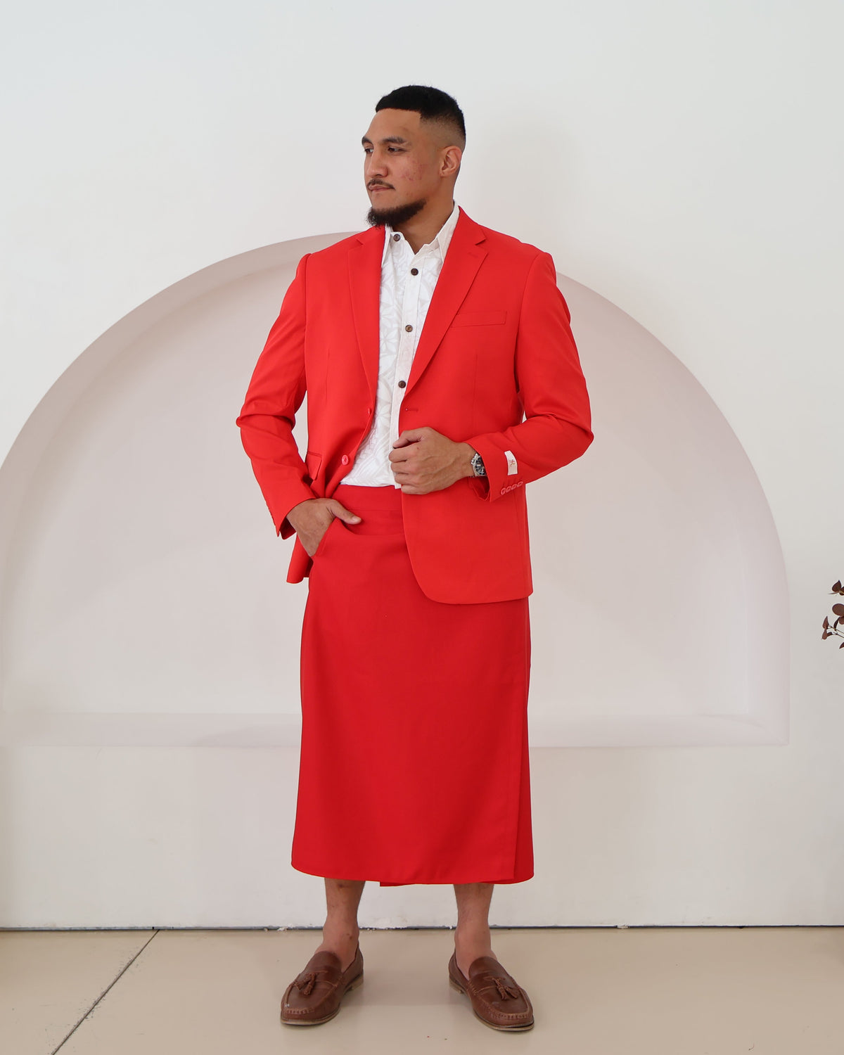 Men's Red Blazer