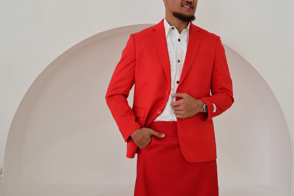 Men's Red Blazer