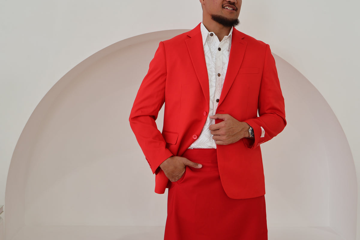 Men's Red Blazer