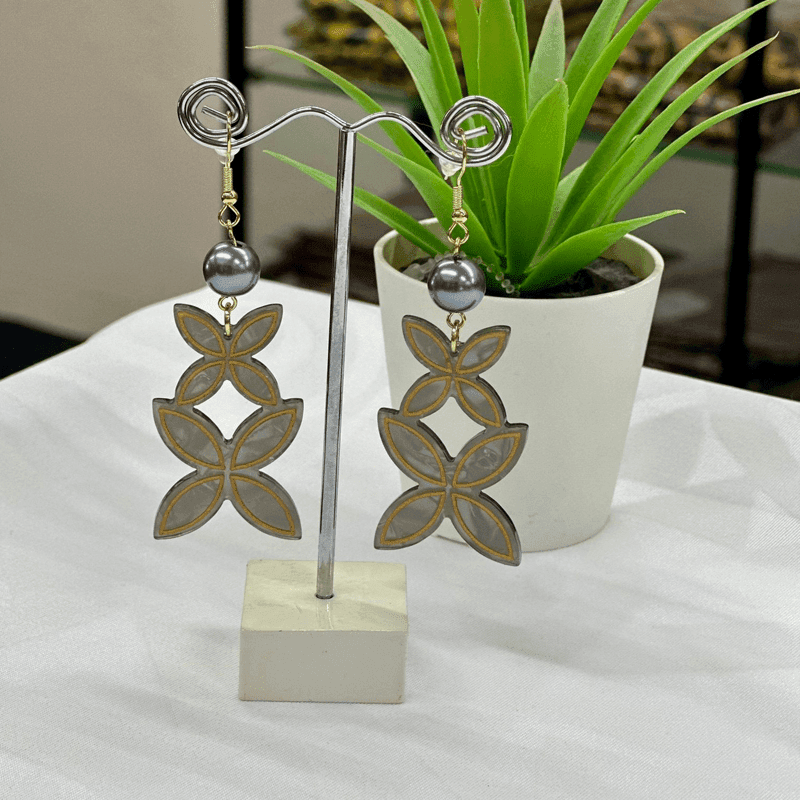 Flower Double Earrings image 0