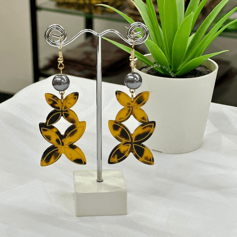 Flower Double Earrings image 0
