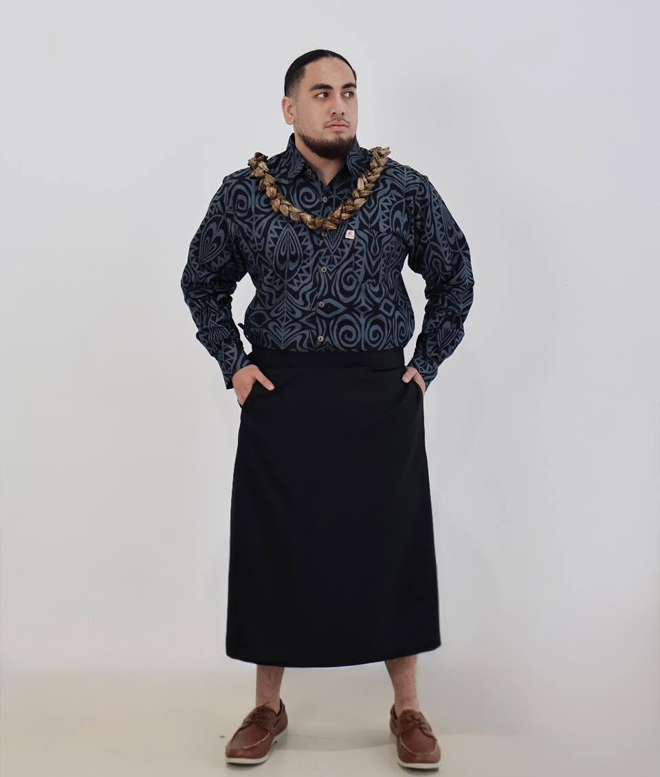 Men's Longsleeve Aloa - Black image 2