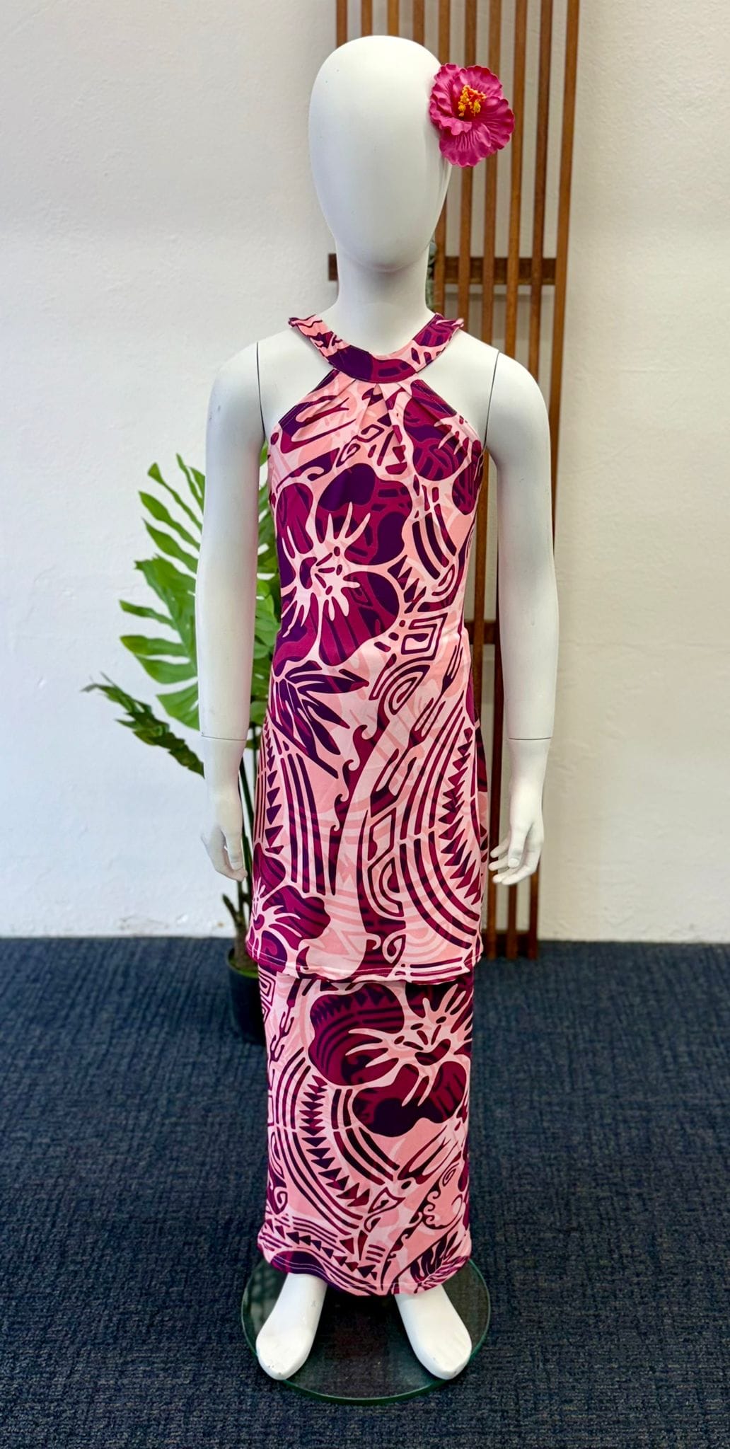 Halter-Neck Girls 2-piece Puletasi’s image 0